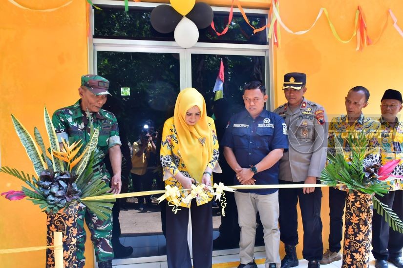 Bupati Fadia Resmikan Lumbung Padi dan T,..