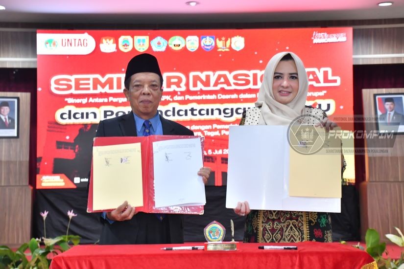 Bupati Fadia Teken MoU Tridharma Perguru,..