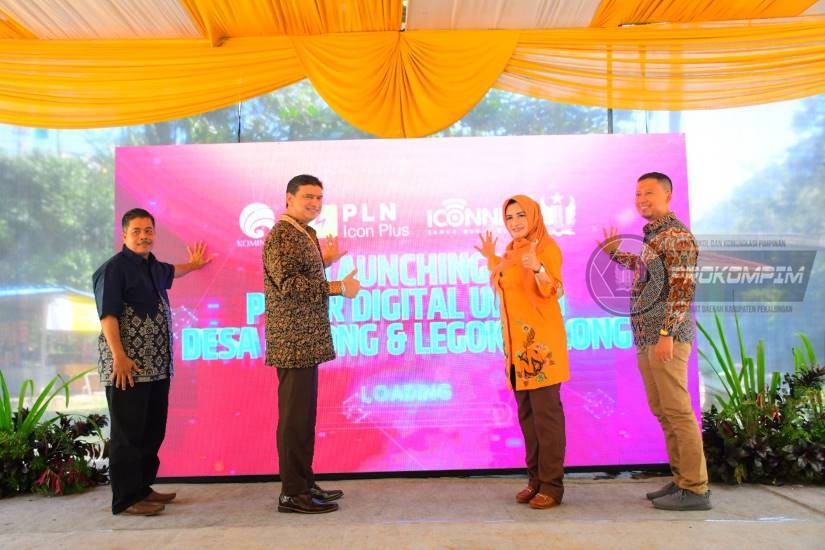Bupati Launching Pasar Digital UMKM Desa Lolong Dan Desa Legokkalong