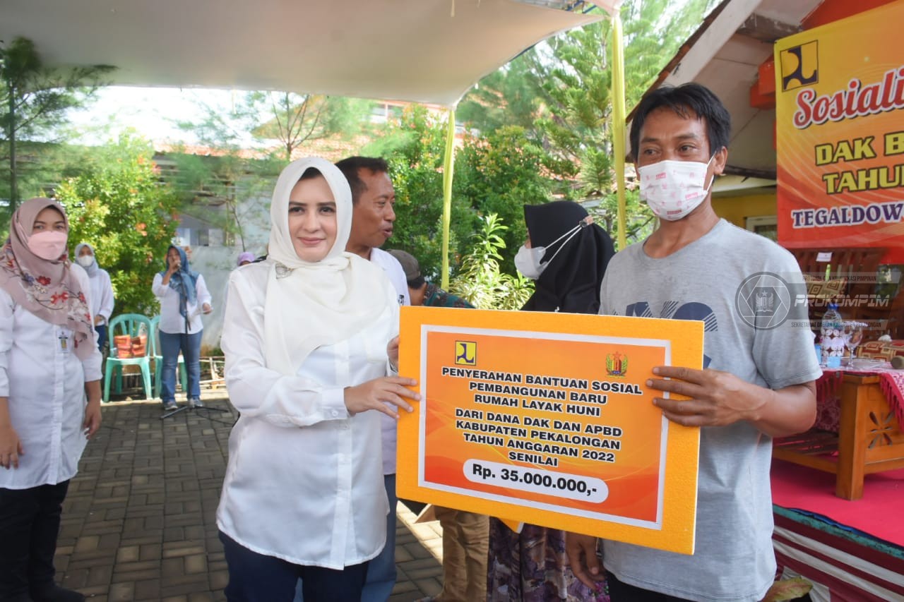 58 Warga di Kecamatan Tirto Dapat Bantuan Pembangunan Rumah Layak Huni