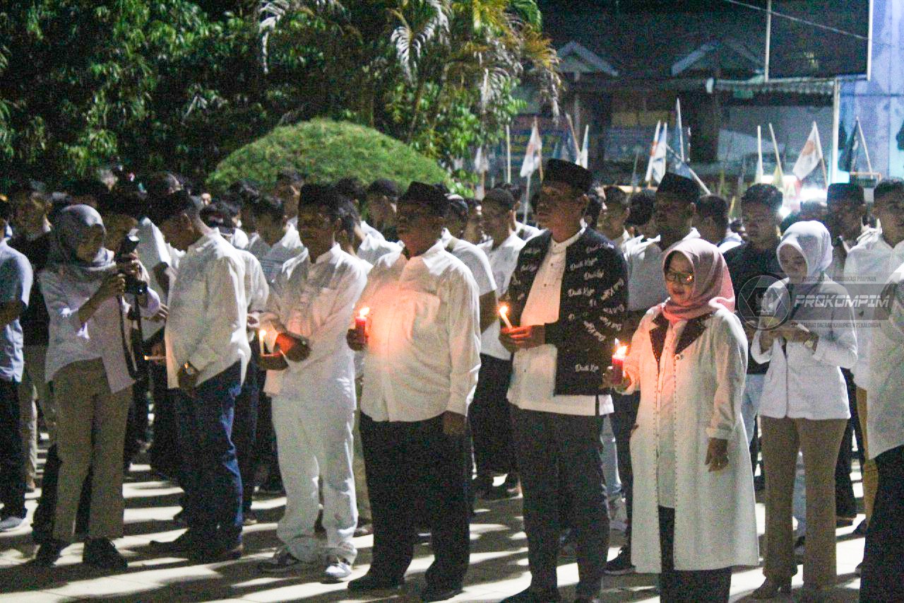 Wabup Ikuti Doa Bersama 7 Hari Pasca Tragedi Kanjuruhan Malang di Tugu 0 KM
