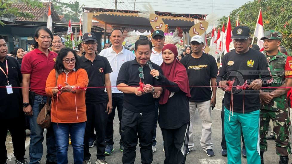 Lepas Karnaval dan Jalan Sehat Desa Tunj,..