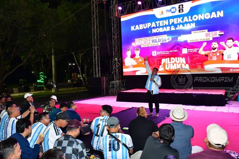 Sukses Gelar Nobar, Pemkab Pekalongan Bu,..