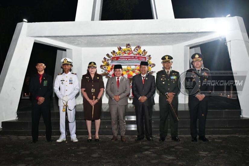 Plt. Bupati Sukirman Ikuti Apel Kehormat,..