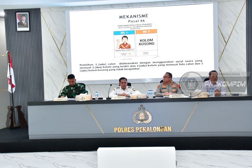 Pemkab Pekalongan Sinergi dengan TNI-Pol,..