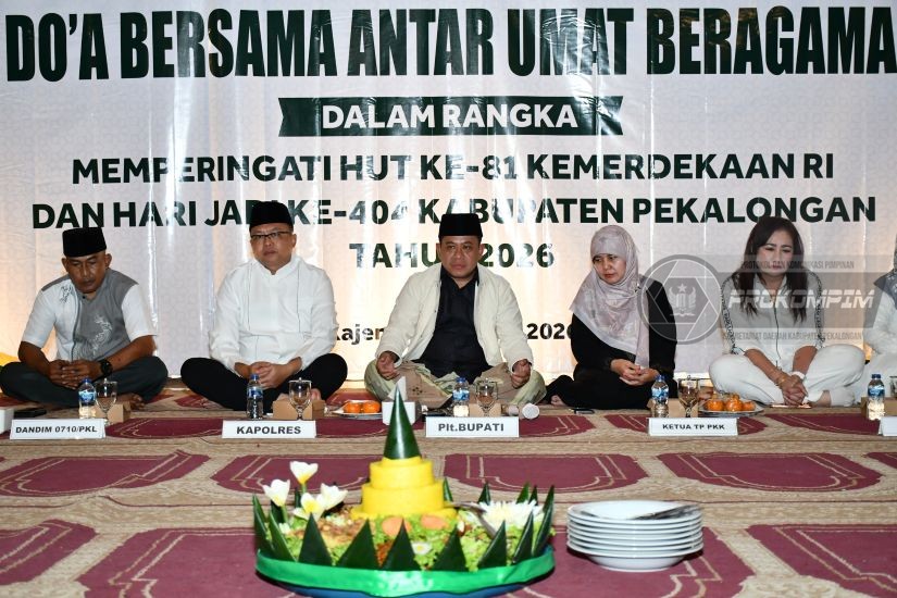 Doa Bersama Antar Umat Beragama, Plt. Bu,..