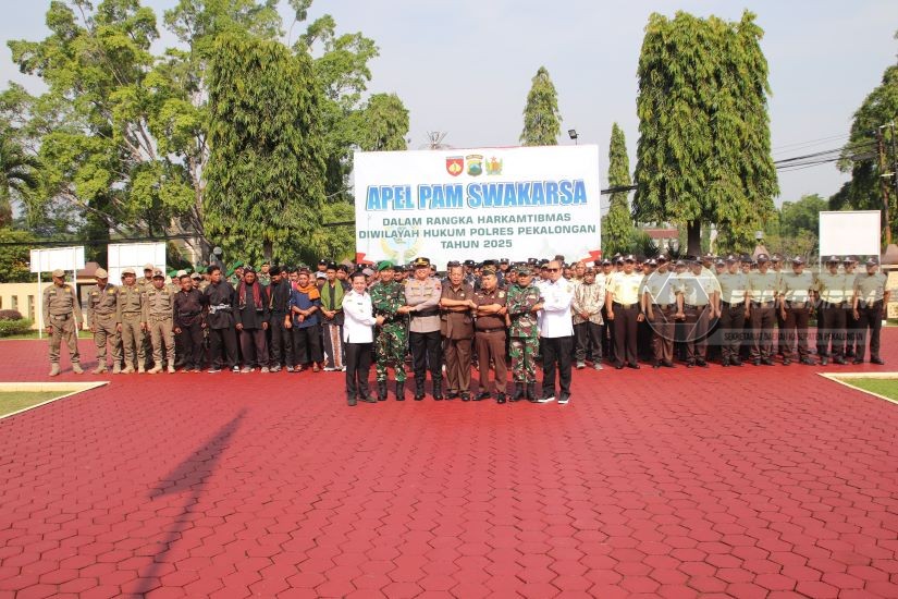 Apel Pam Swakarsa, Wabup Sukirman Apresiasi Sinergi TNI-Polri dan Masyarakat