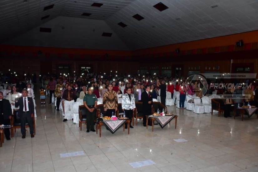 Hadiri Natal Bersama Umat Kristiani, Wab,..