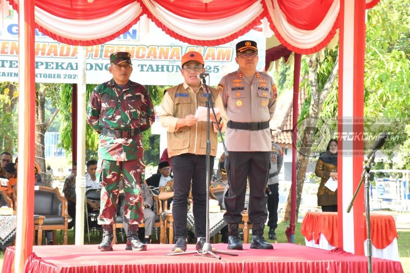 Wabup Sukirman Pimpin Apel Kesiapsiagaan,..